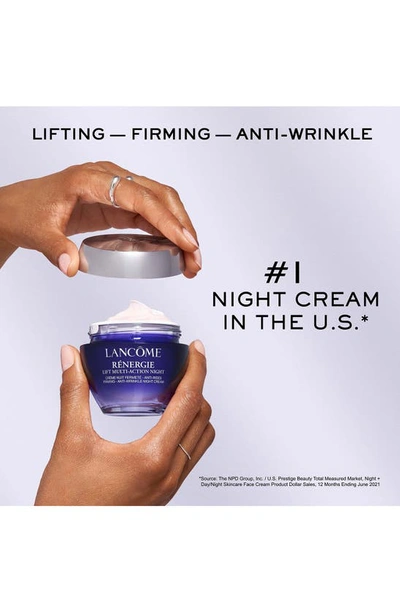 Shop Lancôme Rénergie Lift Multi-action Night Cream Skin Rejuvenating Treatment, 2.6 oz