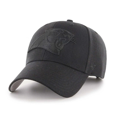 Shop 47 ' Black Carolina Panthers  Tonal Mvp Adjustable Hat
