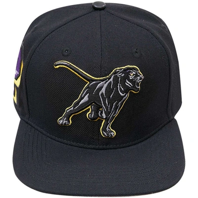 Shop Pro Standard Black Prairie View A&m Panthers Arch Over Logo Evergreen Snapback Hat