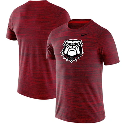 Shop Nike Red Georgia Bulldogs Secondary Logo Velocity Legend Performance T-shirt
