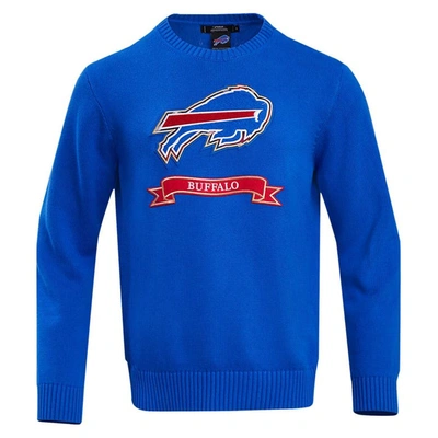 Shop Pro Standard Royal Buffalo Bills Prep Knit Sweater