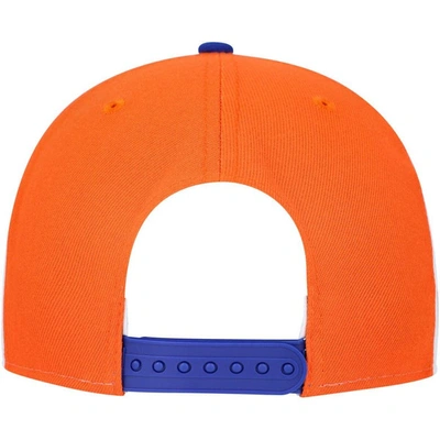 Shop New Era Blue New York Knicks Pop Panels 9fifty Snapback Hat