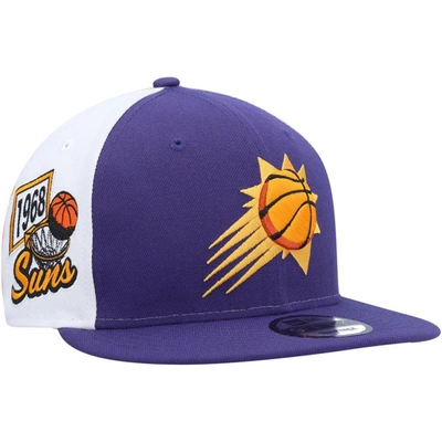 Shop New Era Purple Phoenix Suns Pop Panels 9fifty Snapback Hat
