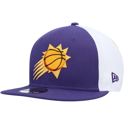 Shop New Era Purple Phoenix Suns Pop Panels 9fifty Snapback Hat