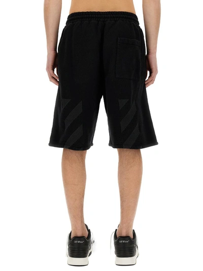 Shop Off-white Bermuda With Logo In Black