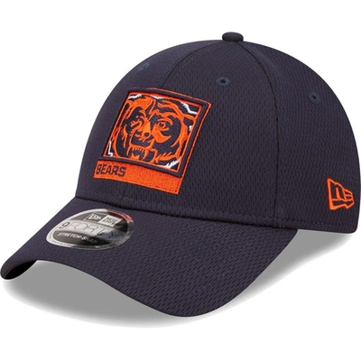 Shop New Era Navy Chicago Bears A-frame 9forty Snapback Hat