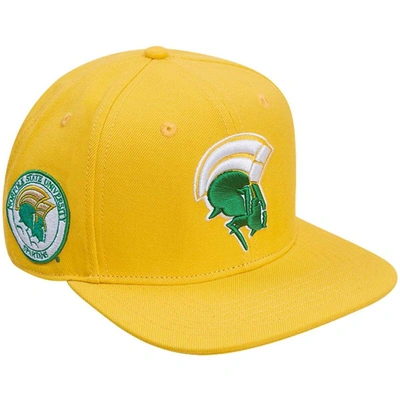 Shop Pro Standard Gold Norfolk State Spartans Evergreen Mascot Snapback Hat