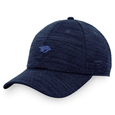 Shop Fanatics Branded Navy Nashville Predators Authentic Pro Road Snapback Hat