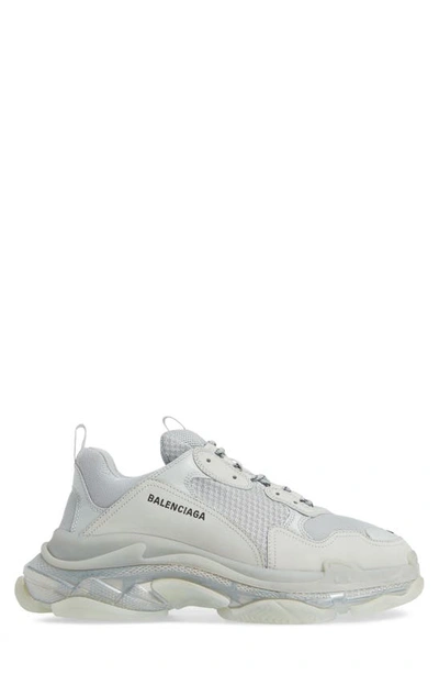 Shop Balenciaga Triple-s Air Retro Sneaker In Grey