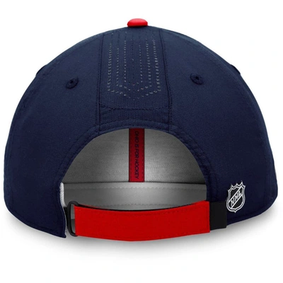Shop Fanatics Branded Navy Columbus Blue Jackets Authentic Pro Rink Pinnacle Adjustable Hat