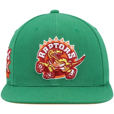 Shop Mitchell & Ness Green Toronto Raptors 20th Season Hardwood Classics Like Mike Snapback Hat