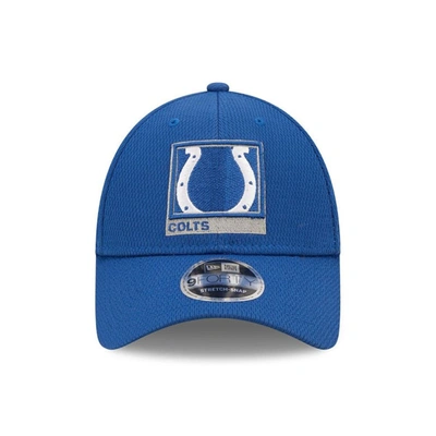 Shop New Era Royal Indianapolis Colts Framed Af 9forty Snapback Hat