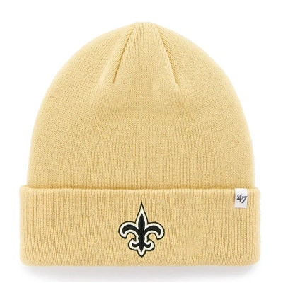 Shop 47 ' Gold New Orleans Saints Secondary Basic Cuffed Knit Hat