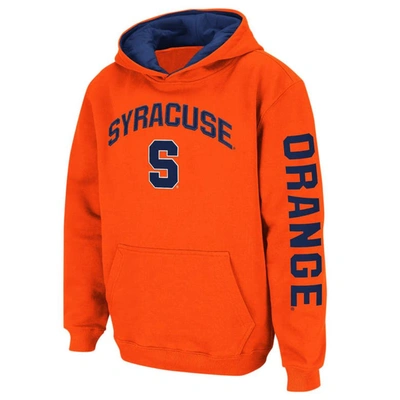 Shop Colosseum Youth  Orange Syracuse Orange 2-hit Team Pullover Hoodie