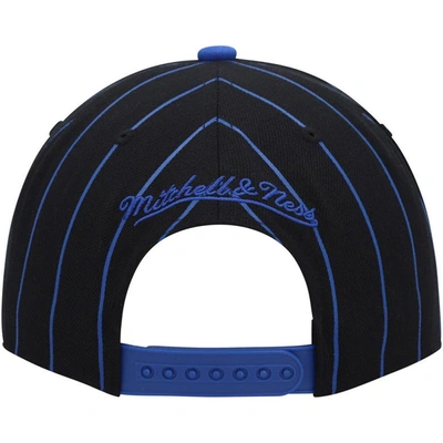 Mitchell & Ness Men's  Black San Jose Earthquakes Team Pin Snapback Hat In Black