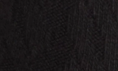 Shop Oroblu Gwen Cable Knit Wool Blend Crew Socks In Black