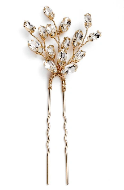 Shop Brides And Hairpins Fernada Hairpin In Gold