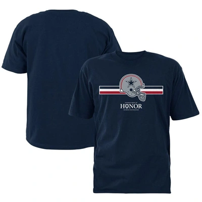 Shop Nfl Navy Dallas Cowboys National Medal Of Honor Museum Foundation T-shirt
