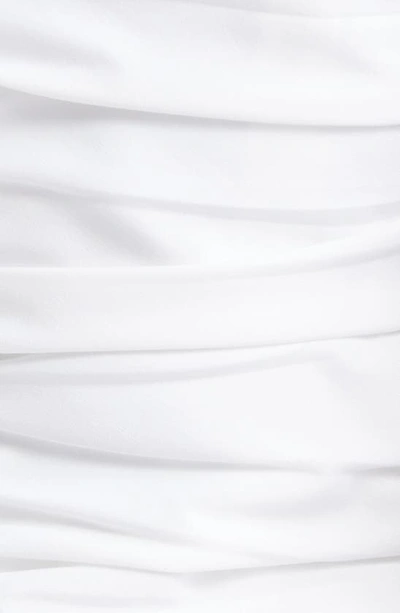 Shop Area Star Cutout Cotton Blend Poplin Minidress In White