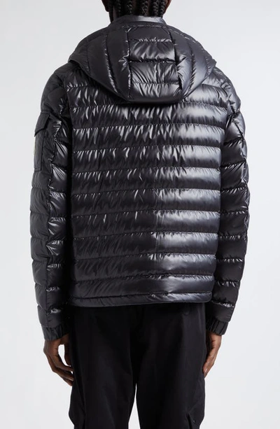 Moncler Lauros Padded Down Jacket In Black Polyester In Black