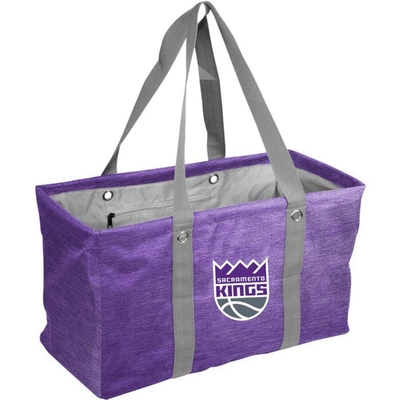 Shop Logo Brands Sacramento Kings Crosshatch Picnic Caddy Tote Bag In Purple