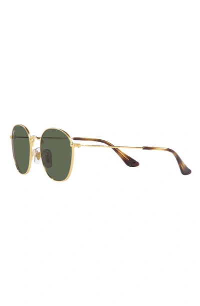 Shop Ray Ban Ray-ban Kids' Rob Junior 48mm Round Sunglasses In Gold Flash