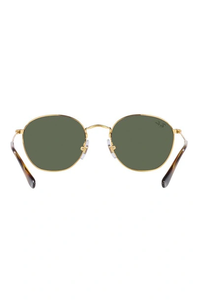 Shop Ray Ban Ray-ban Kids' Rob Junior 48mm Round Sunglasses In Gold Flash