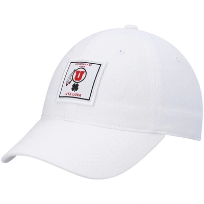 Shop Black Clover White Utah Utes Dream Adjustable Hat