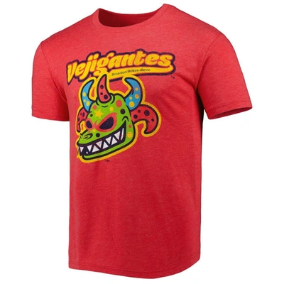 Shop 108 Stitches Red Vejigantes De Scranton/wilkes-barre Copa De La Diversion Home Tri-blend T-shirt