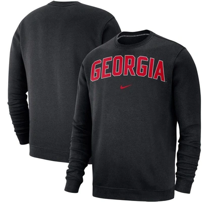 Shop Nike Black Georgia Bulldogs Club Fleece Sweatshirt