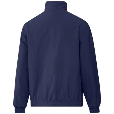 Shop Adidas Originals Adidas Navy/light Blue Chicago Fire 2023 On-field Anthem Full-zip Reversible Team Jacket