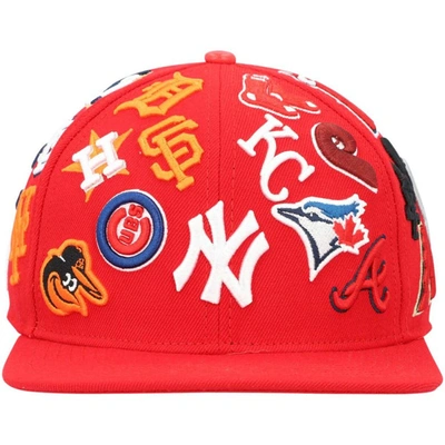 Shop Pro Standard Red Mlb Pro League Wool Snapback Hat