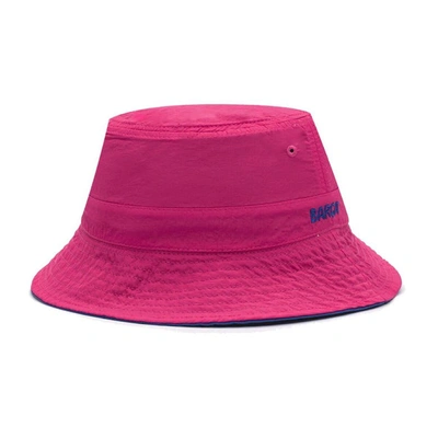 Shop Fan Ink Blue/pink Barcelona Terrain Reversible Adjustable Bucket Hat