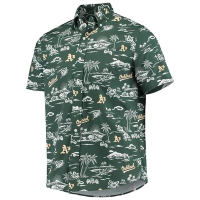 Shop Reyn Spooner Green Oakland Athletics Kekai Button-down Shirt