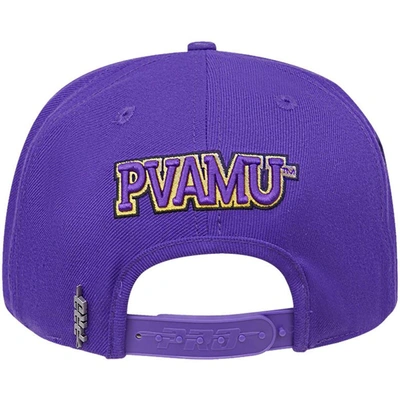 Shop Pro Standard Purple Prairie View A&m Panthers Evergreen Mascot Snapback Hat