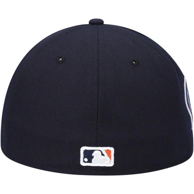 Shop New Era Navy Houston Astros 9/11 Memorial Side Patch 59fifty Fitted Hat In Blue