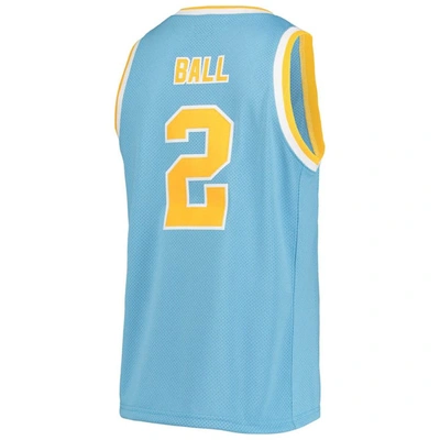 Shop Retro Brand Original  Lonzo Ball Blue Ucla Bruins Alumni Basketball Jersey