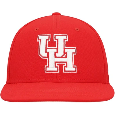 Shop Nike Red Houston Cougars True Aerobill Performance Fitted Hat