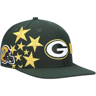 Shop Pro Standard Green Bay Packers Green Stars Snapback Hat
