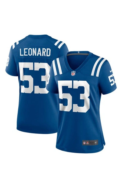 Shop Nike Shaquille Leonard Royal Indianapolis Colts Player Game Jersey