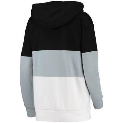 Shop G-iii Sports By Carl Banks Black/gray Chicago White Sox Block And Tackle Colorblock Pullover Hoodie