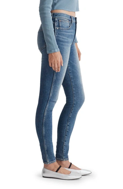 Shop Madewell High Waist Skinny Jeans In Cayer Wash