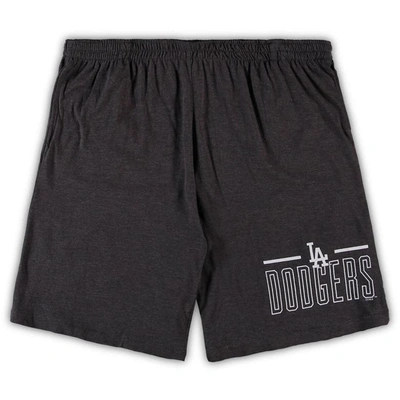 Concepts Sport Men's  Royal, Charcoal Los Angeles Dodgers Big And Tall T-shirt And Shorts Sleep Set In Royal