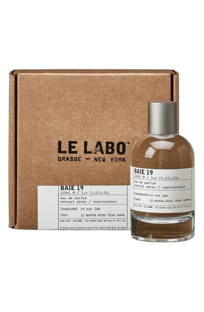 Shop Le Labo Baie 19 Eau De Parfum, 3.4 oz