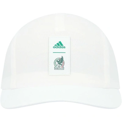 Shop Adidas Originals Adidas White Mexico National Team Team Inclu Aeroready Adjustable Hat