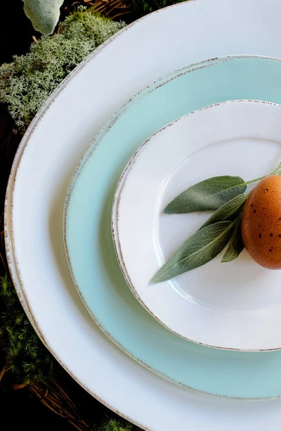 Vietri Lastra Stoneware Salad Plate In Aqua