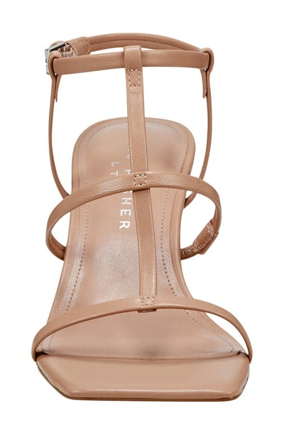 Marc Fisher Ltd Mldennie Womens Strappy Manmade Ankle Strap In Neutral