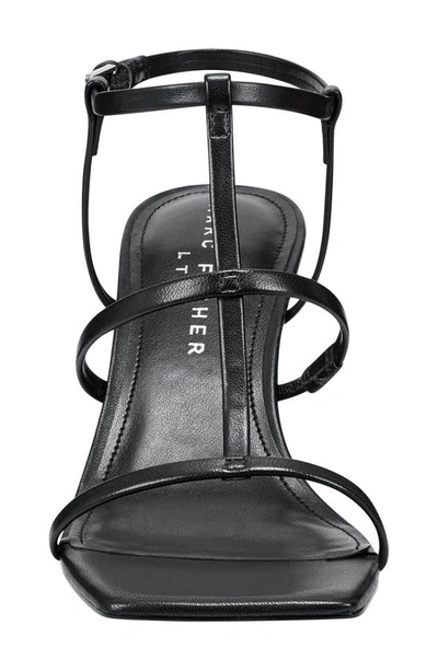 Marc Fisher Ltd Mldennie Womens Strappy Manmade Ankle Strap In Black