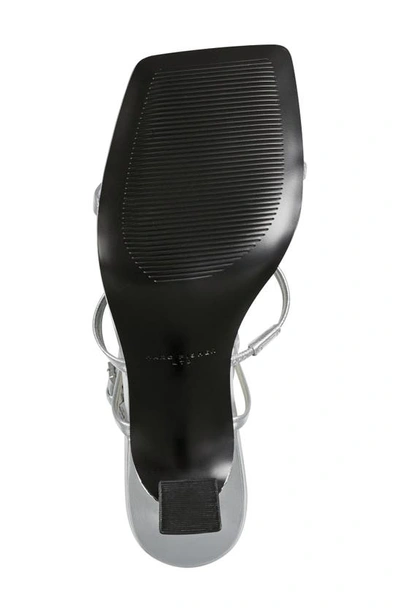 Marc Fisher Ltd Dennie Ankle Strap Sandal In Silver