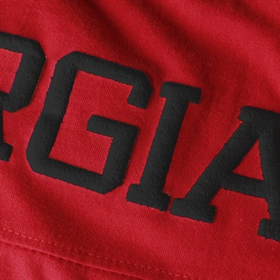 Shop Pressbox Red Georgia Bulldogs The Big Shirt Oversized Long Sleeve T-shirt